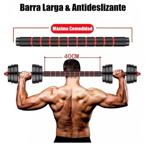 Adjustable Dumbbells 2-in-1 Set by Mikomika