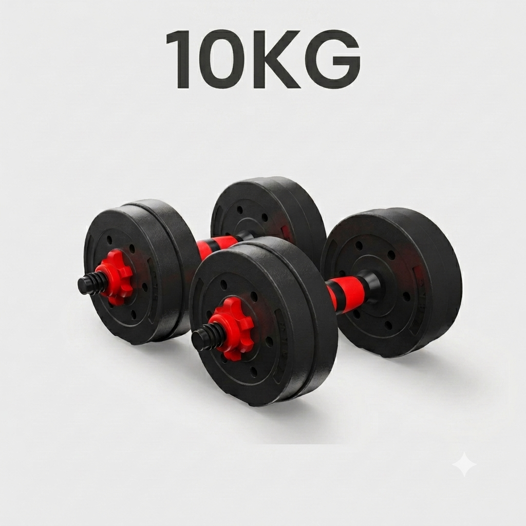 Adjustable Dumbbells 2-in-1 Set by Mikomika